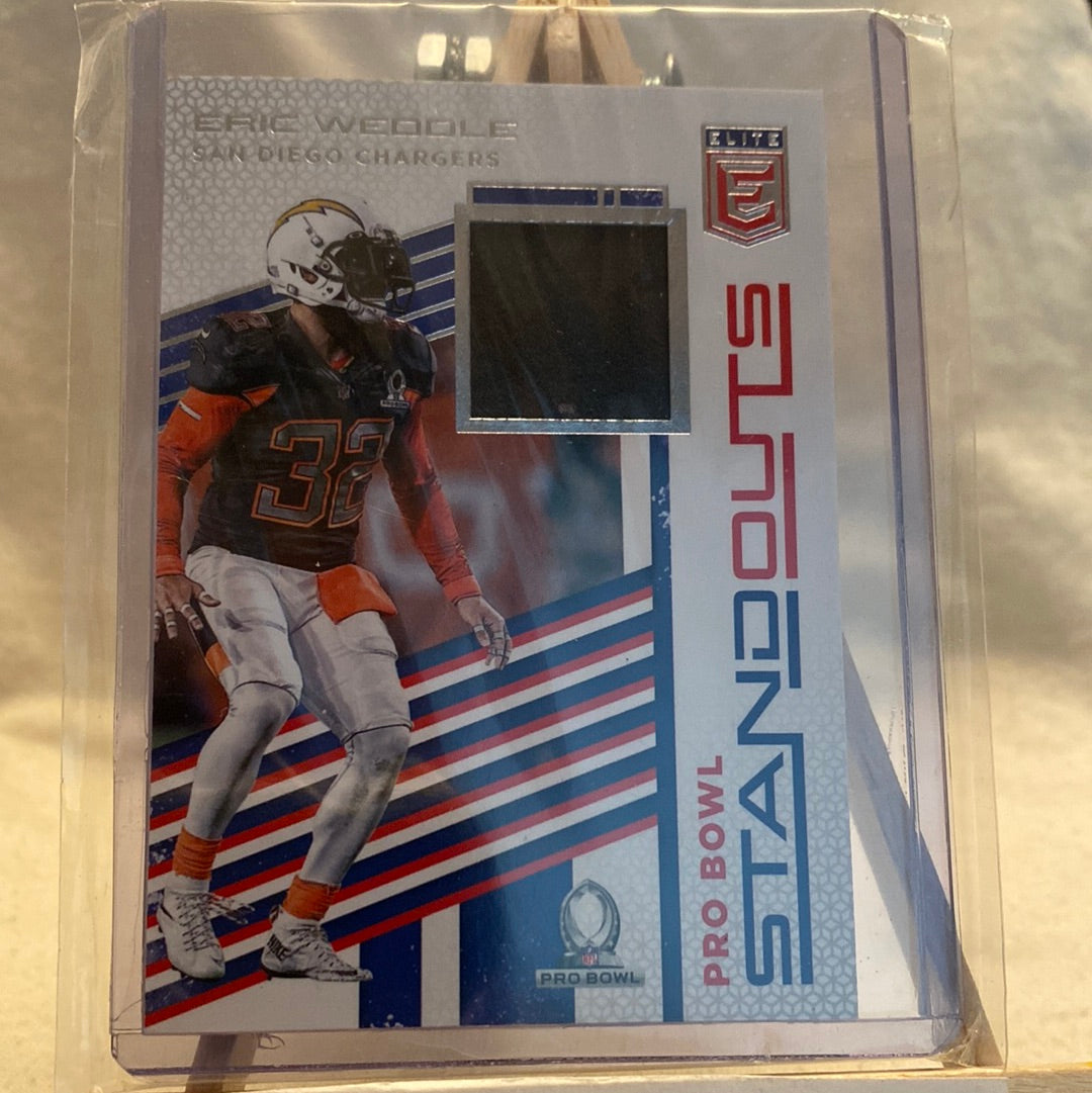 2017 Panini Donruss Elite Eric Weddle Pro Bowl Standouts Trading Card