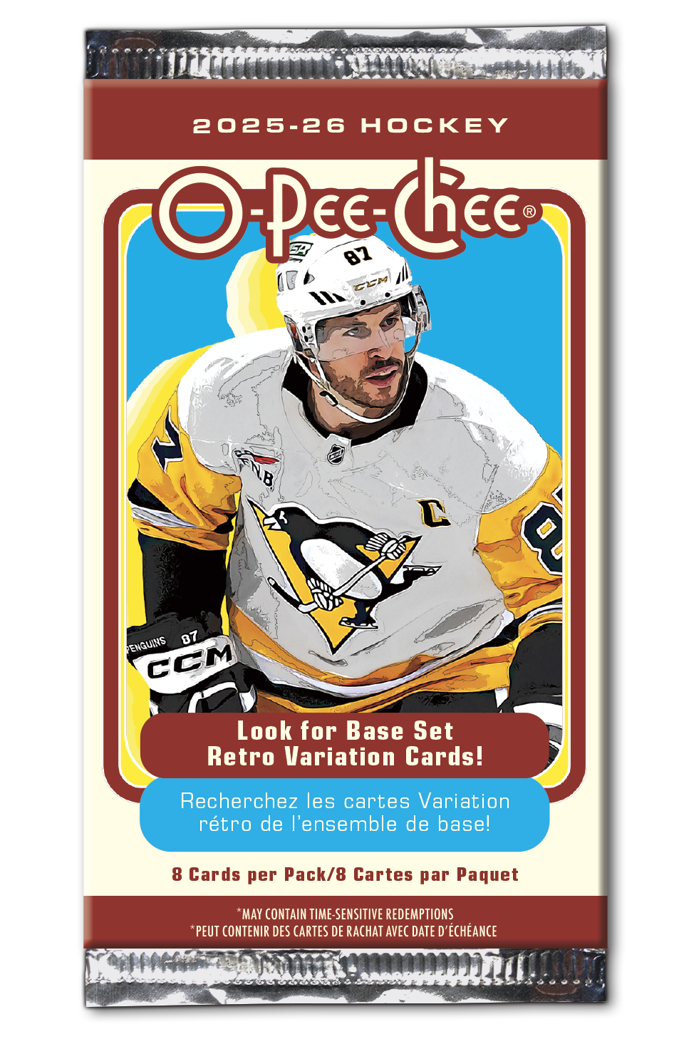 2025-26 Upper Deck O-Pee-Chee Hockey: 8 card pack