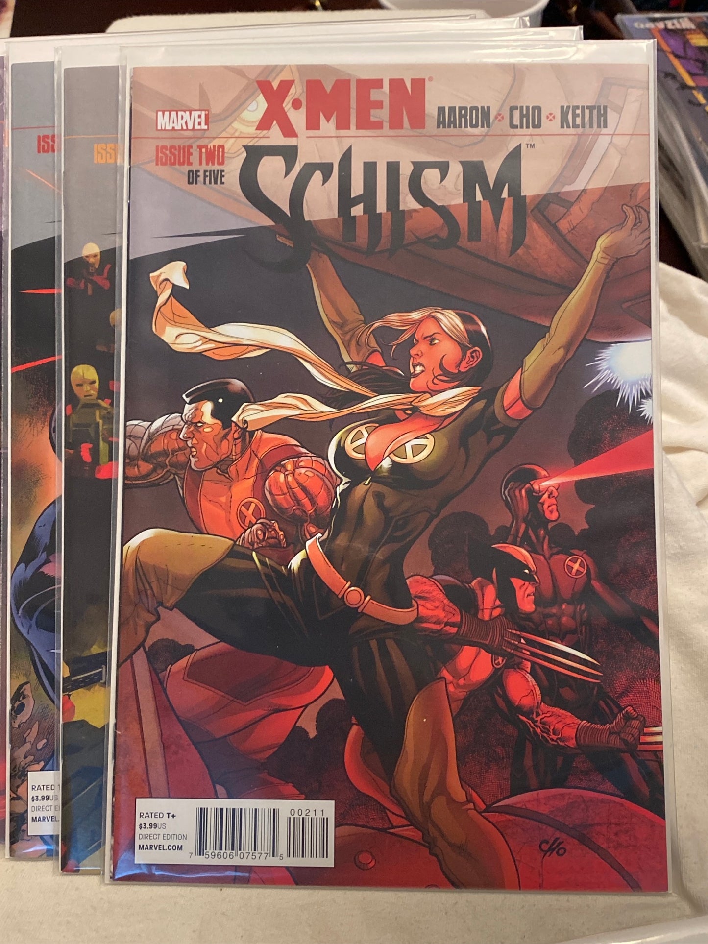 Marvel comics X-Men:Schism complete comic book set