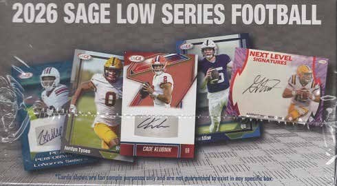 2026 SAGE: Low Series Football 63ct. Blaster Box