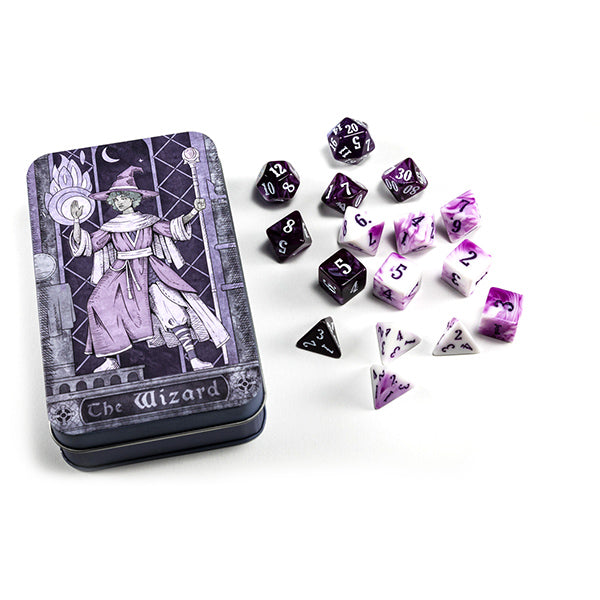 Dice: RPG Class Wizard Set Tin (14 Dice)
