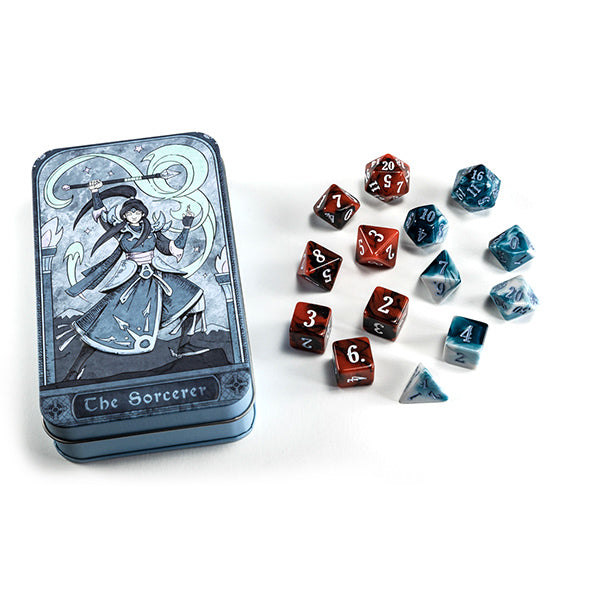 Dice: RPG Class Sorcerer Set Tin (14 Dice)