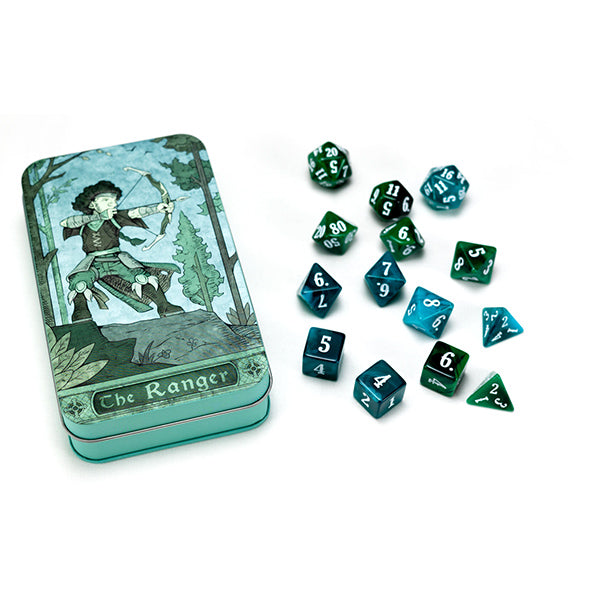 Dice: RPG Class Ranger Set Tin (14 Dice)