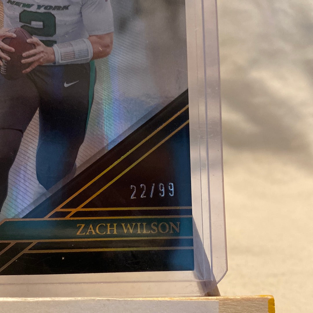Zach Wilson 2022 Panini Limited Football Base Card 22/99 Trading Card