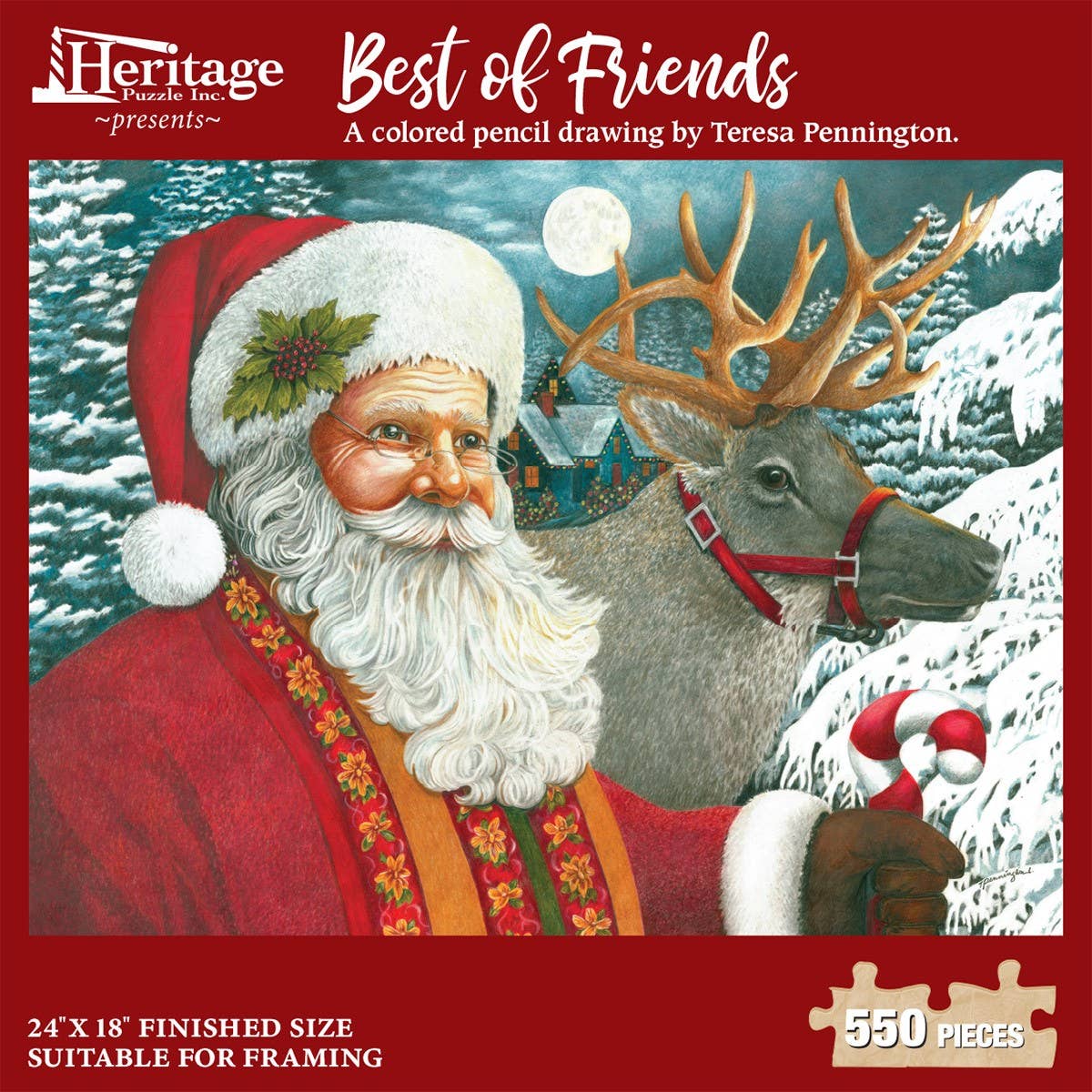 Puzzle: Best of Friends 550 Piece Puzzle