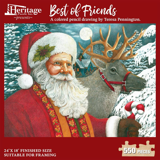 Puzzle: Best of Friends 550 Piece Puzzle