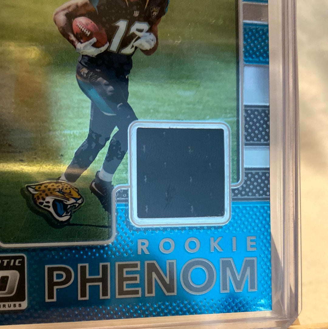 2017 Donruss Optic Dede Westbrook Rookie Threads RC Jersey Relic #30 Jaguars Trading Card