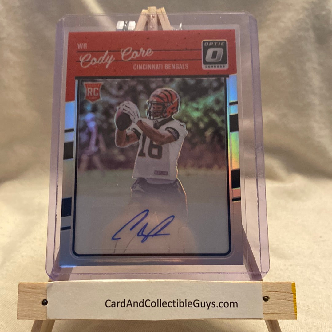 2016 Donruss Optic Holo Signatures 29/99 Cody Core #110 Rookie Auto RC Trading Card