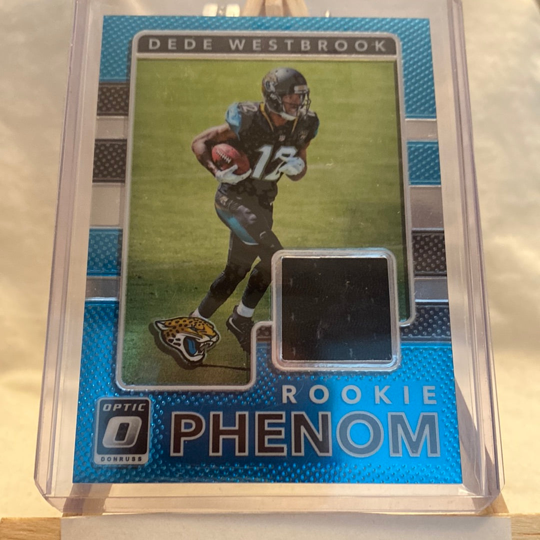 2017 Donruss Optic Dede Westbrook Rookie Threads RC Jersey Relic #30 Jaguars Trading Card