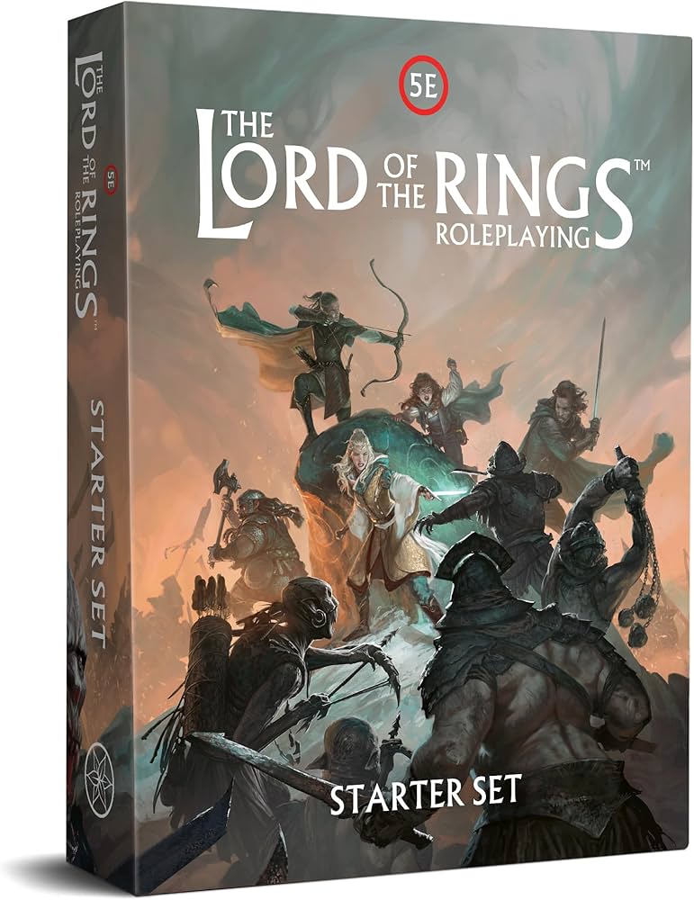 Board Games: The Lord of the Rings Roleplaying Starter Set: Over Hill and Under Hill