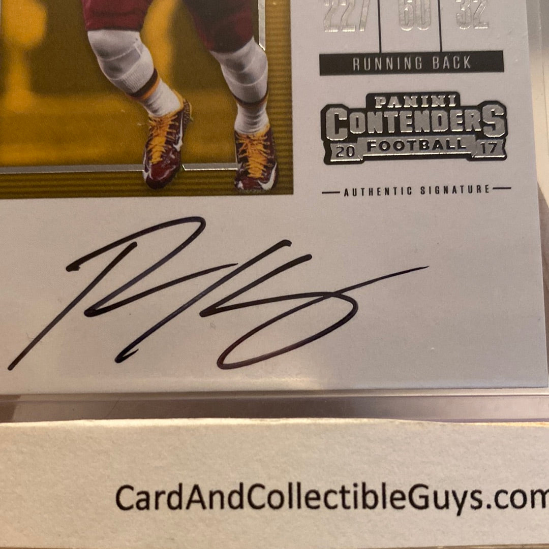 2017 Panini Contenders Veteran Ticket Robert Kelley #384 Auto Trading Card