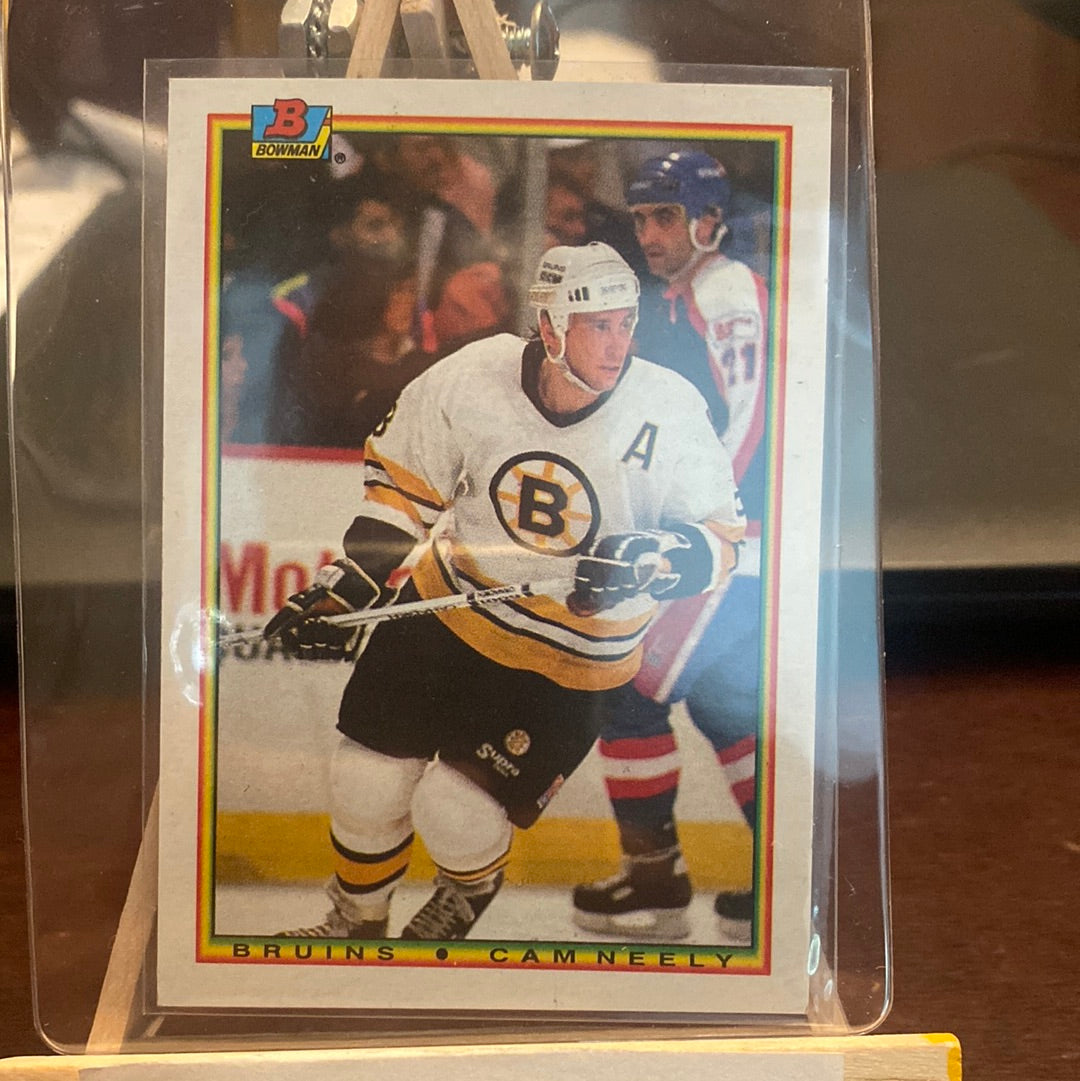 1990-91 Bowman Cam Neely Boston Bruins #29 Trading Card