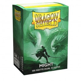Protect: Dragon Shield Sleeves-100ct Box Dual Matte Might
