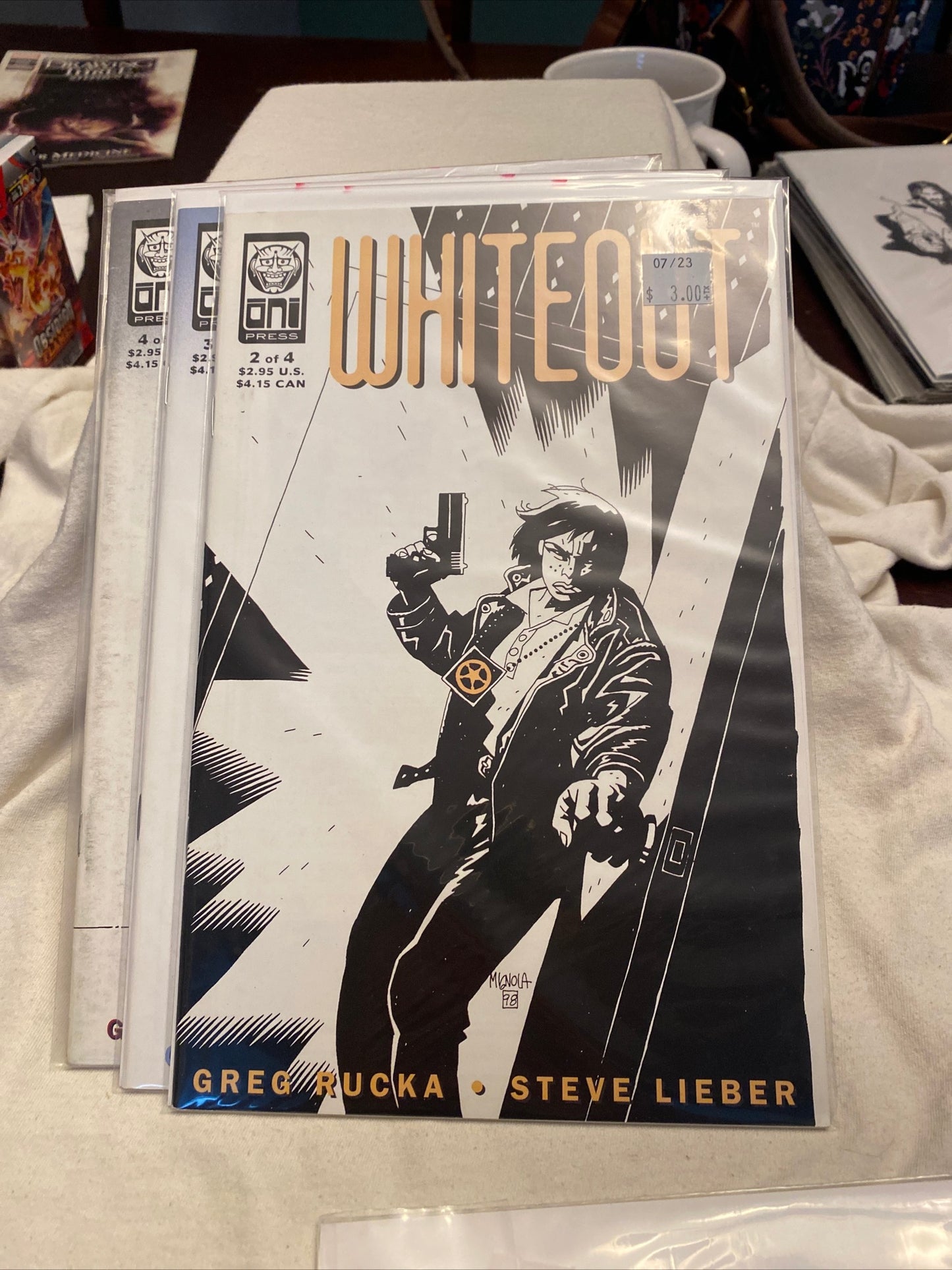 ONI Press Whiteout complete comic book set.