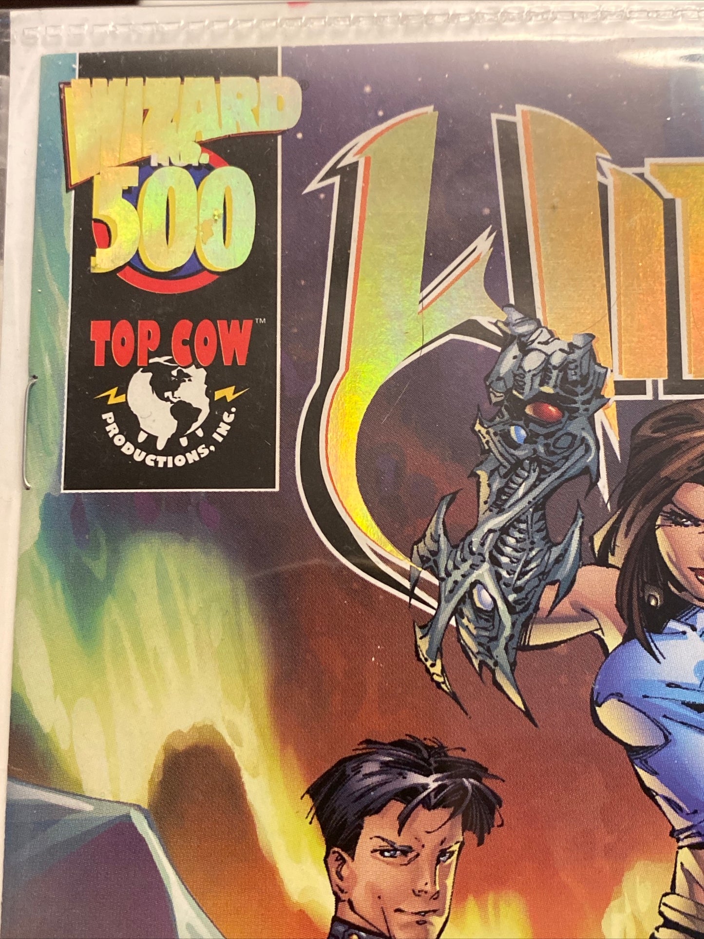 Top Cow Comics Witchblade special edition Wizards #500 foil comic book