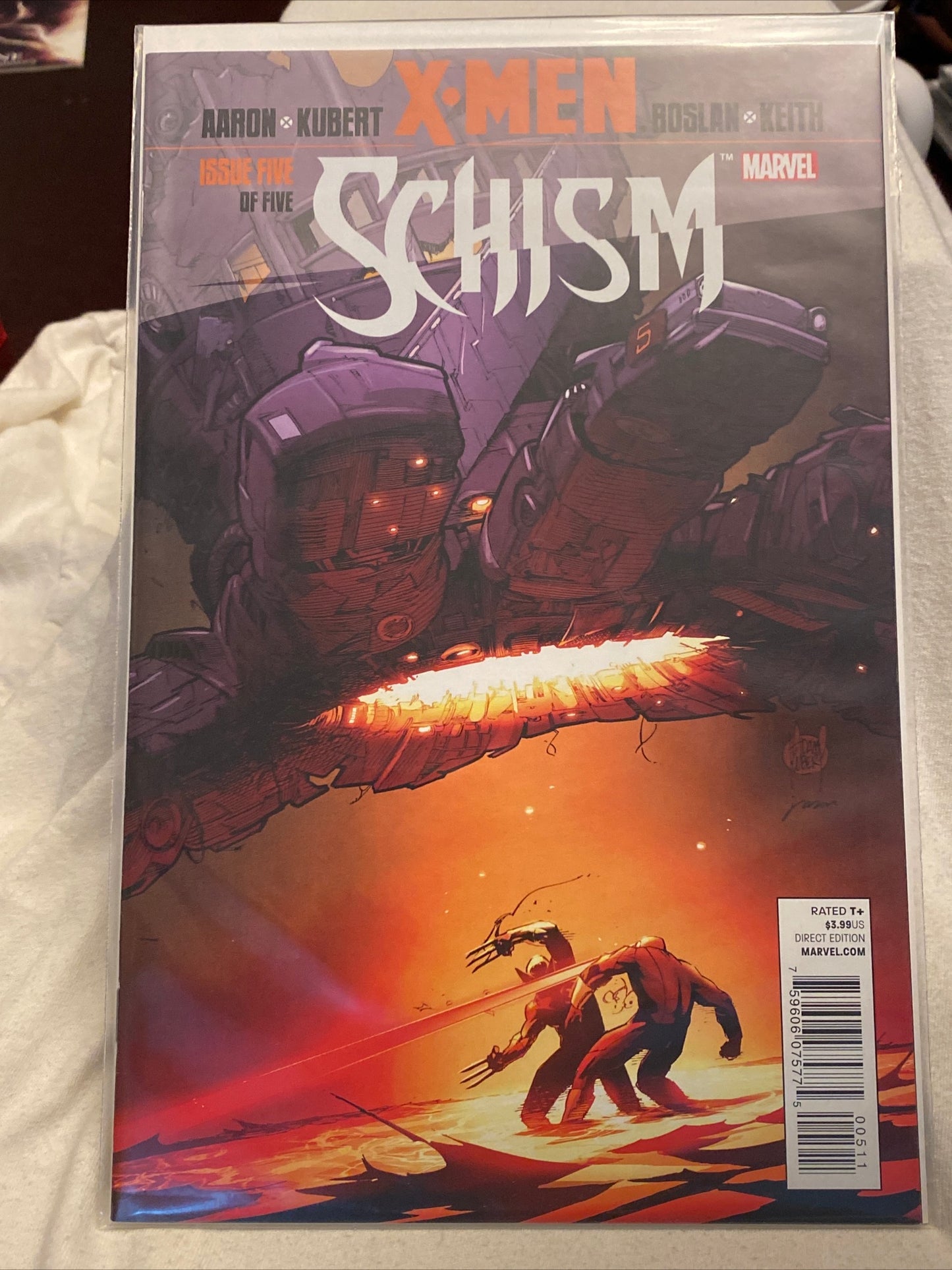 Marvel comics X-Men:Schism complete comic book set