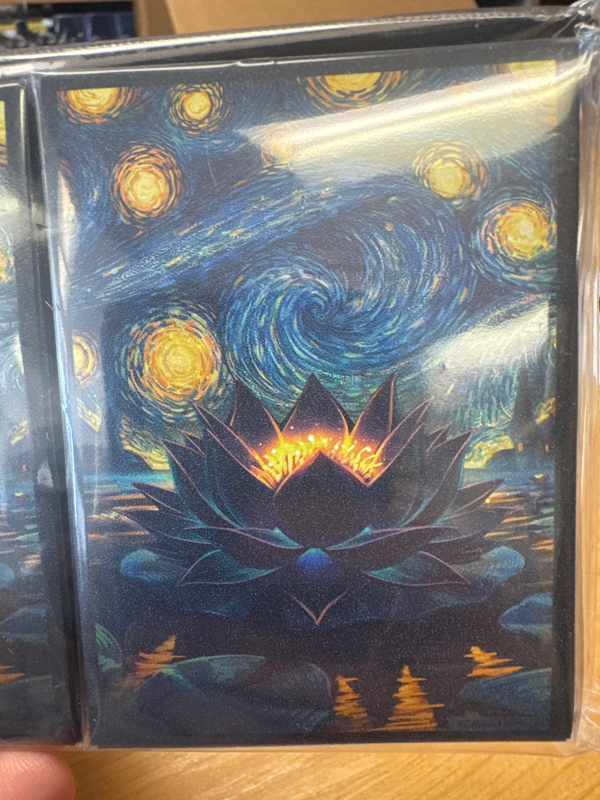 Protect: Realm Guard Starry Black Lotus Sleeves 100ct.