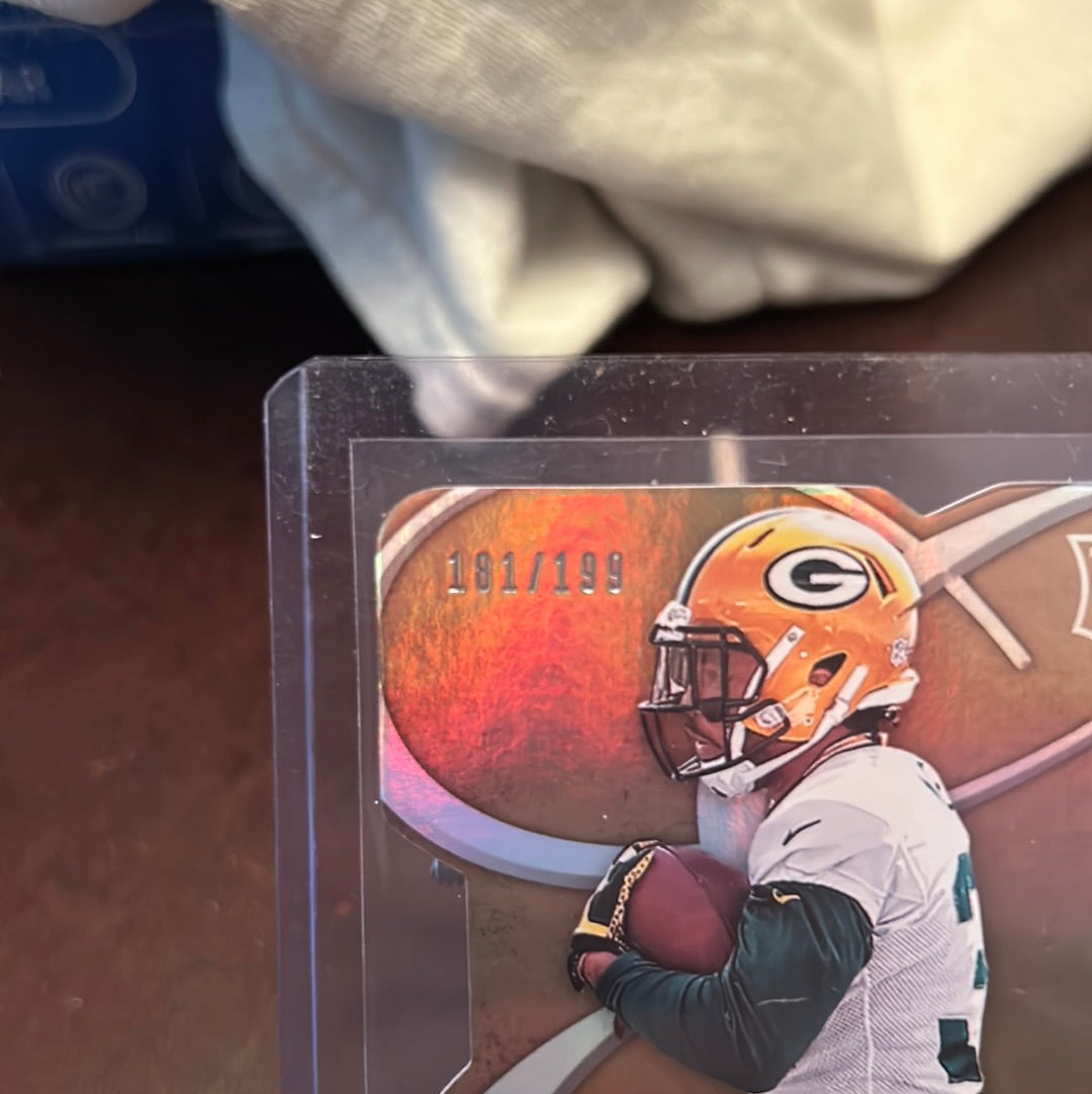 2014 Panini Elite Status Gold Die-Cut 181/199 Rajion Neal #177 Rookie Auto RC Trading Card