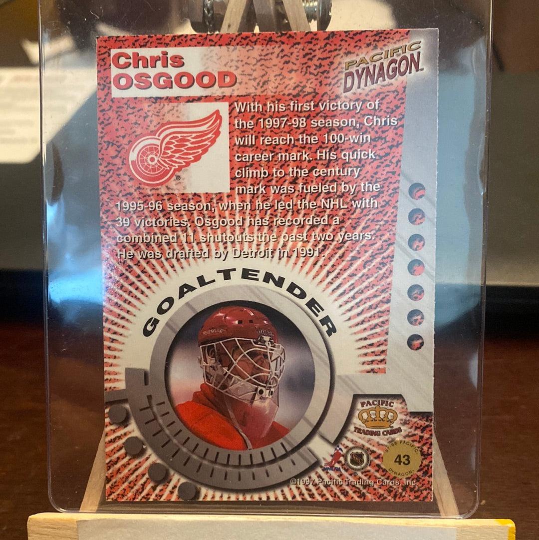 1997-98 Pacific Dynagon ! Chris Osgood Trading Card