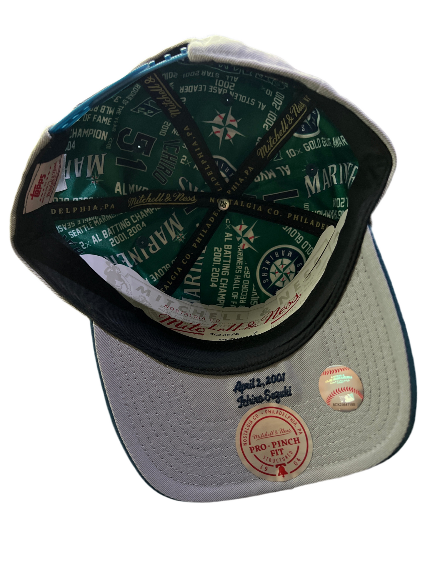 Ichiro Suzuki Big Time Player Pro Pinch Snapback Cap