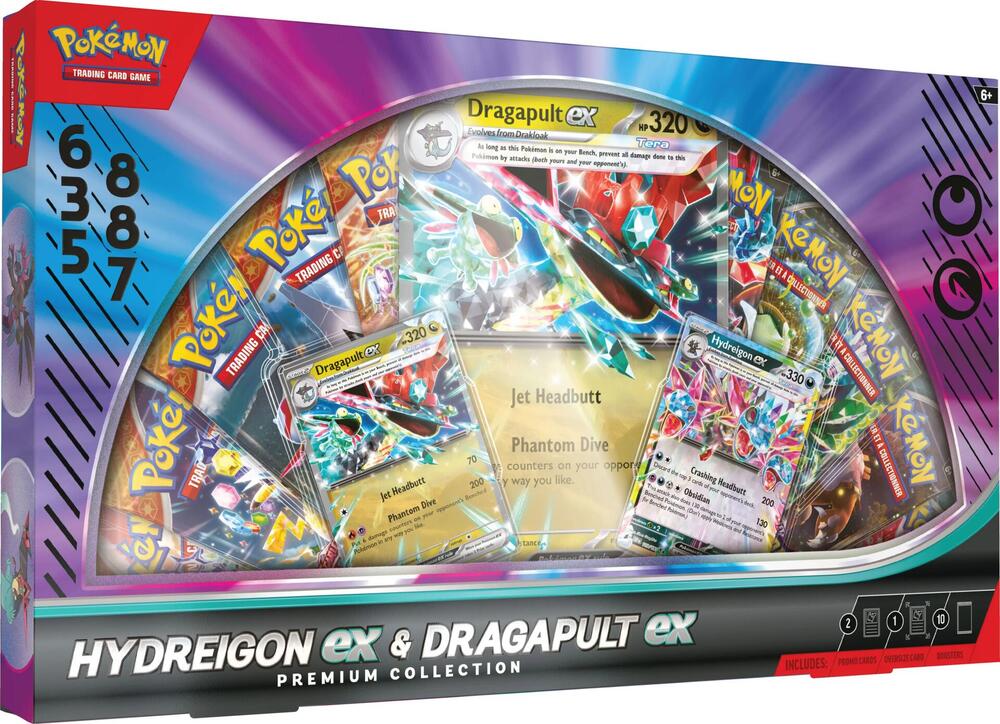 Pokemon TCG: Hydreigon Ex & Dragapult Ex Premium Collection