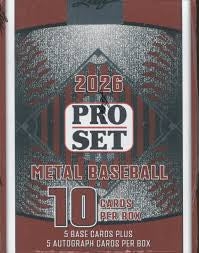 2026 Pro Set Baseball: Metal Baseball Hobby Box