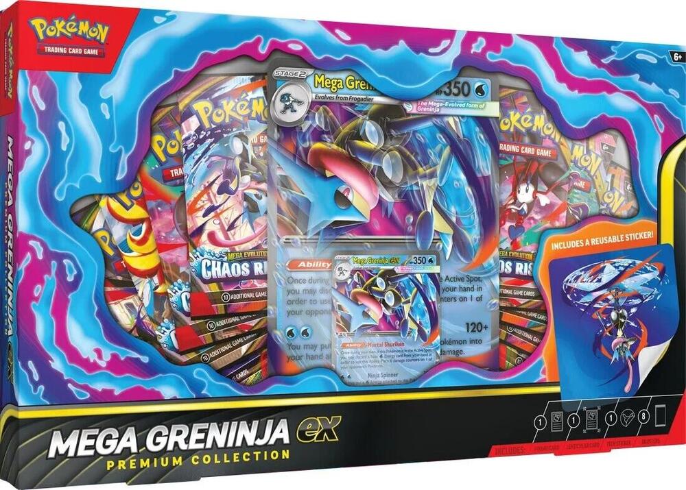 Pokemon TCG: Mega Greninja EX Premium Collection Box
