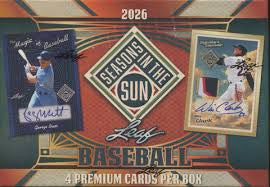 2026 Leaf: Seasons in the Sun Baseball