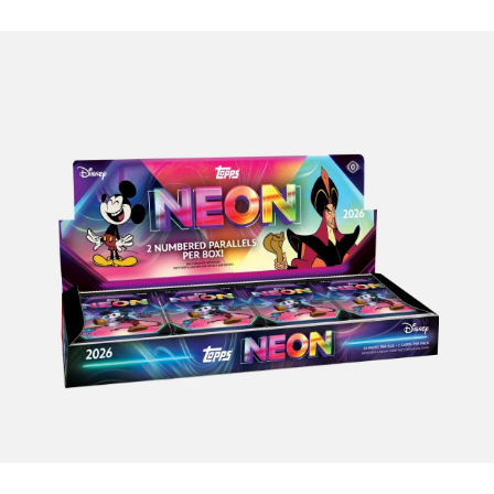 2026 Topps: Disney Neon Hobby Box