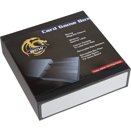 Protect: BCW Card Game Storage box, 3 row.