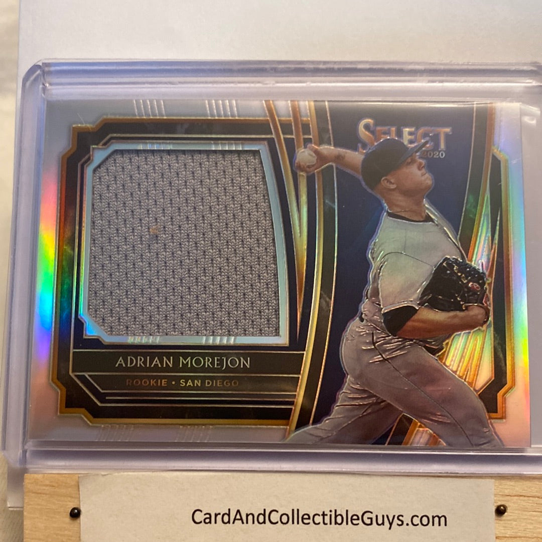 2020 Panini Select Adrian Morejon jumbo relic trading card