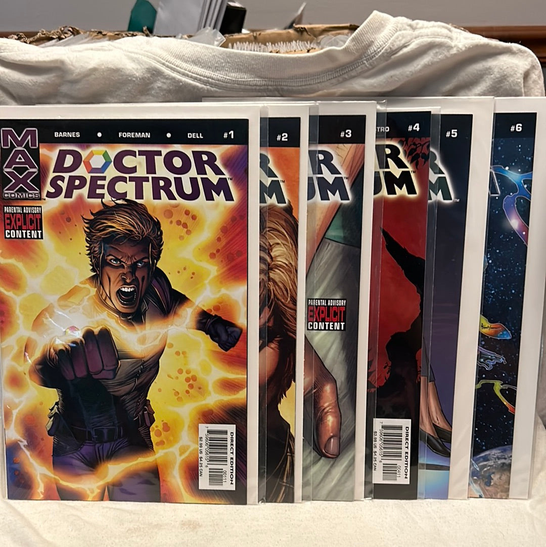 Doctor Spectrum Comic Book Complete Series