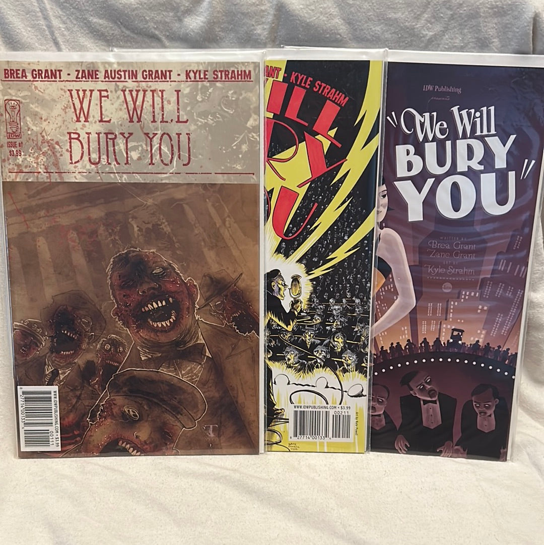 Comic Set We Will Bury You #1-3