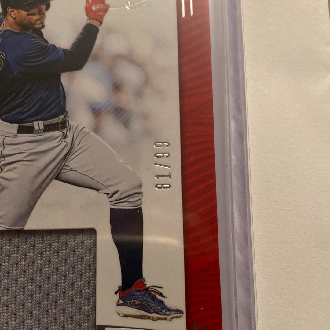 2019 Panini National Treasures Xander Bogaerts relic /99 trading card