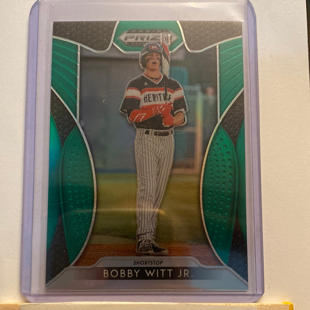 2019 Panini Prizm Draft Bobby Witt green Prizm trading card