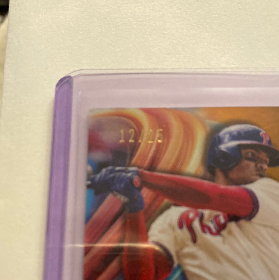 2018 Bowman Platinum Nick Williams Orange trading card
