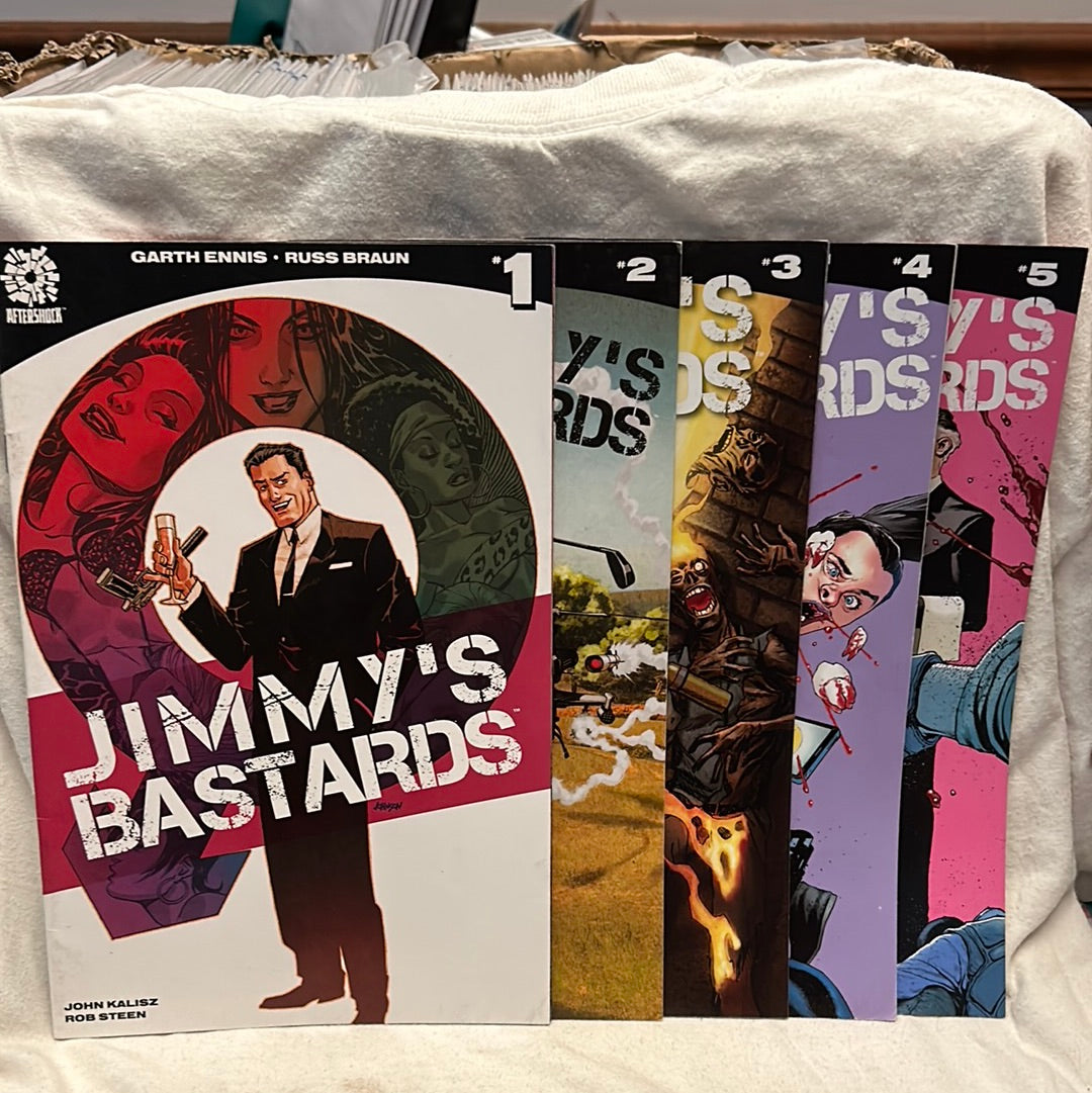 Jimmy's Bastards Comic Volume1 Issue1-5 complete set