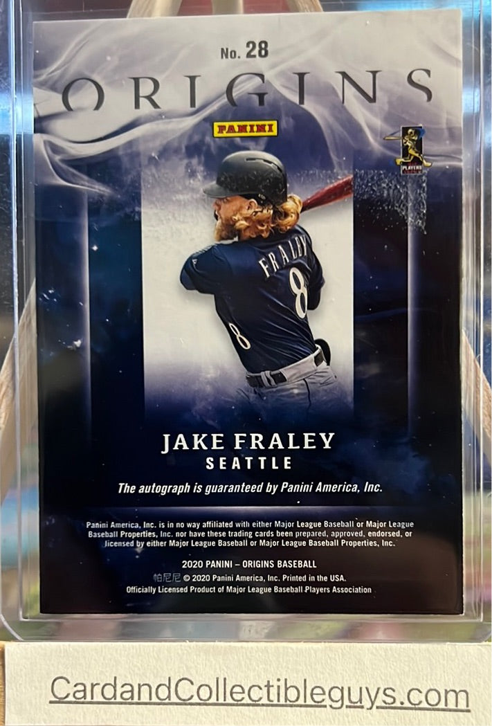 2020 Panini Origins Jake Fraley Autographed Trading Card