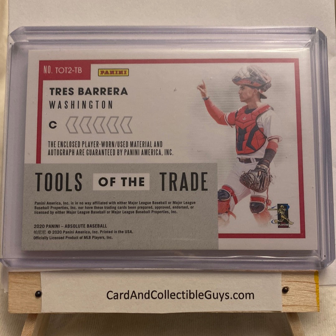 2020 Absolute Tres Barrera ToTT relic auto /93 trading card