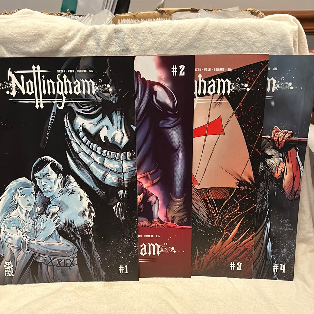 Nottingham Comic Book Series Volume 1 complete set 1-4