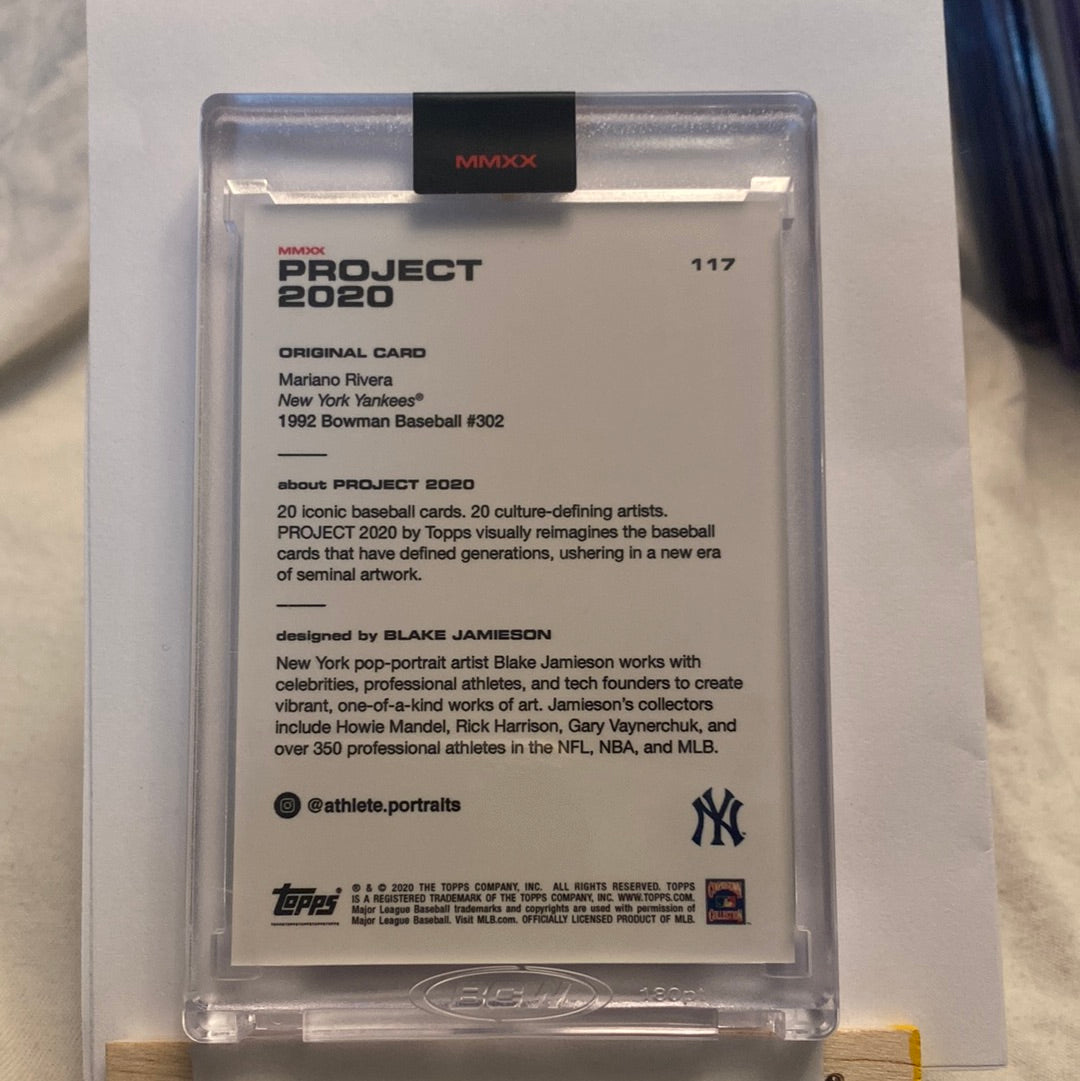 2020 Topps Project 2020 Mariano Rivera #117 trading card