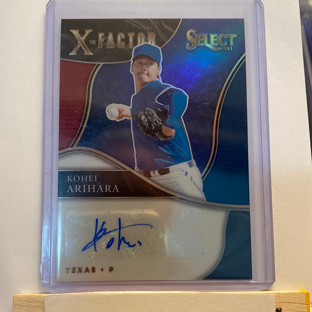 2021 Panini Select Kohei Arihara Autographed trading card