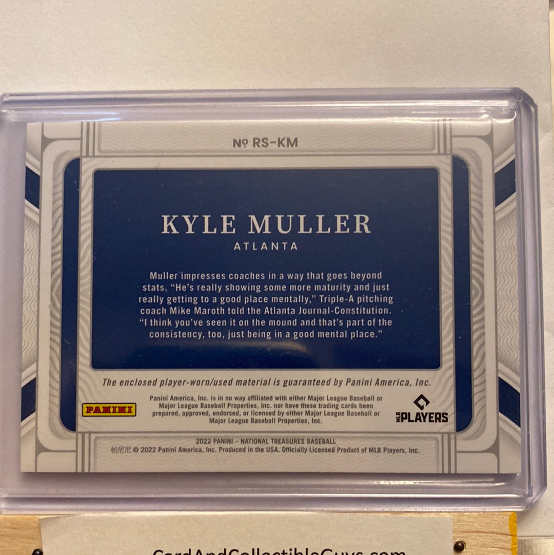 2022 Panini Kyle Muller Jumbo Relic /99 trading card