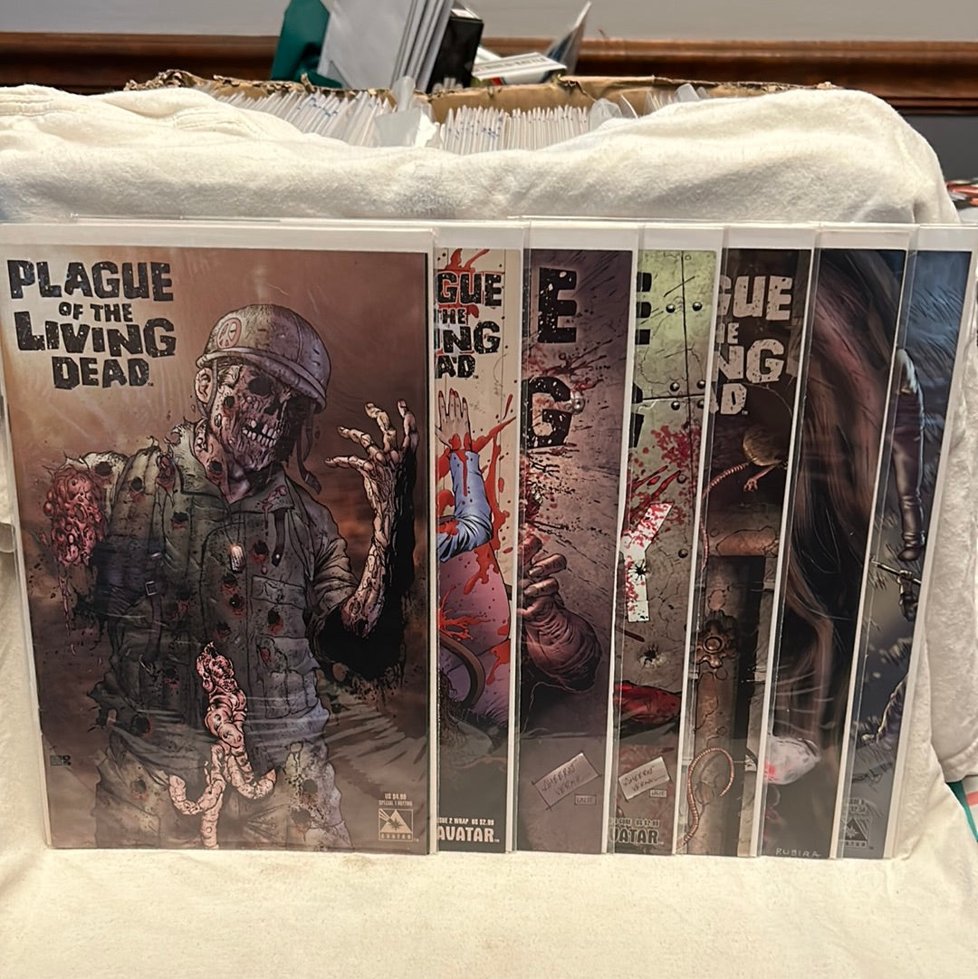 Plague of the Living Dead Volume 1 1-6 (2 issue #5) 7 total comics