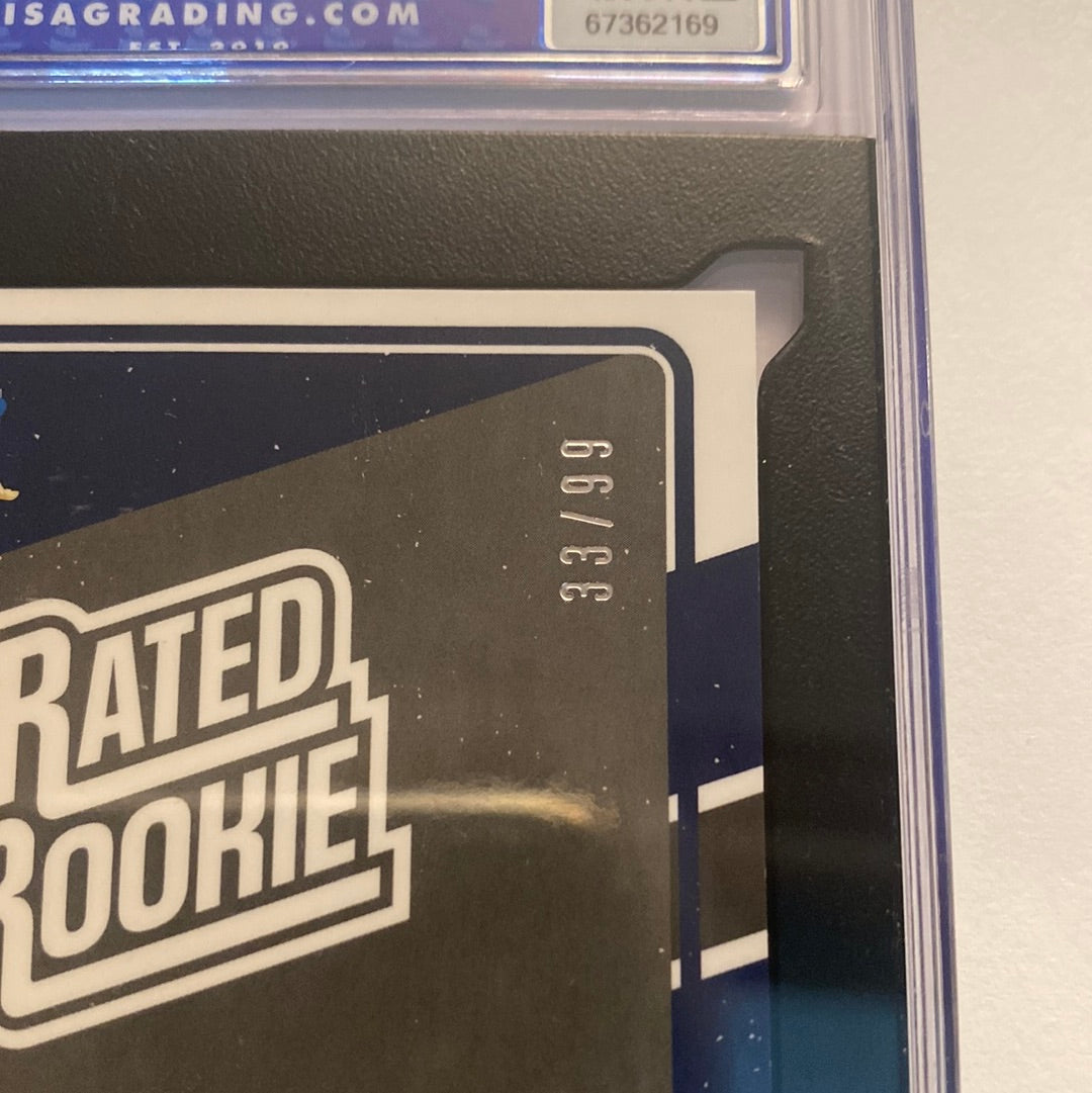 2017 Panini Optic Jose Rondon Autographed ISA10 trading card