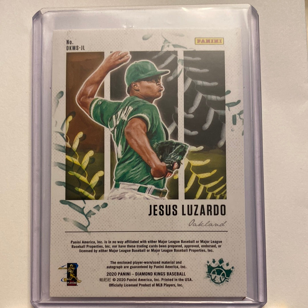 2020 Panini Jesus Luzardo relic Autographed trading card