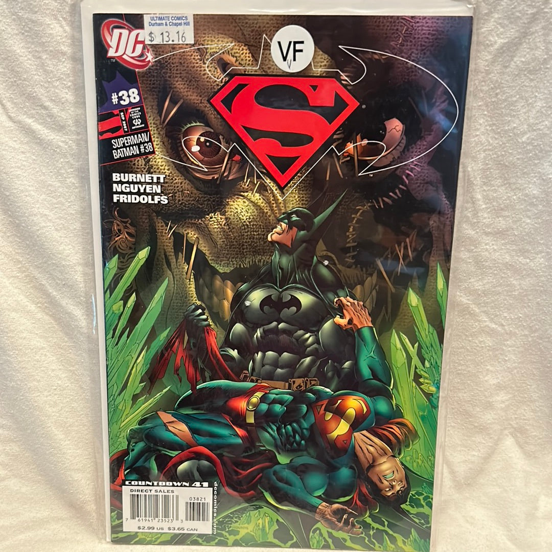 Superman/Batman Comic #38 Variant Cover Sept. 2007