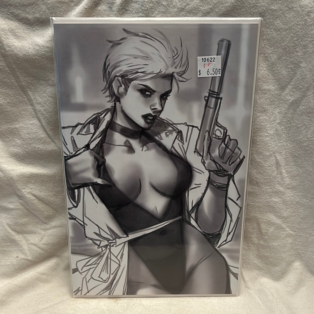 Comic Book Gun Honey Blood For Blood #2 Sketch Variant