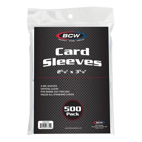 Protect: BCW Standard Card Sleeves - (500ct)