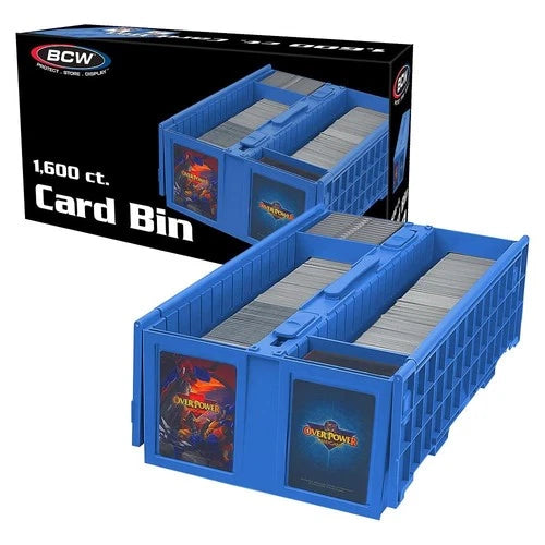 Protect: Collectible Card Bin (1600) Blue